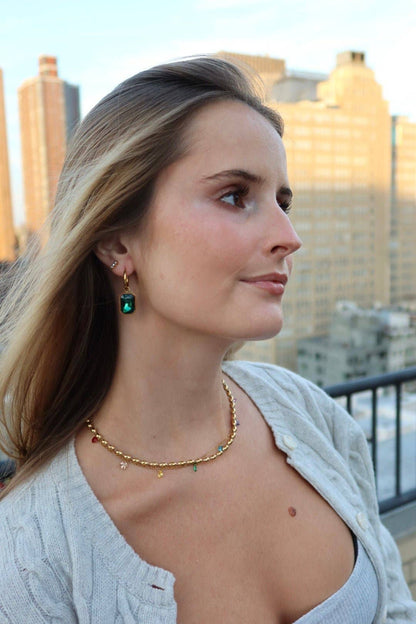 Screwback Stud Earrings - Poppy