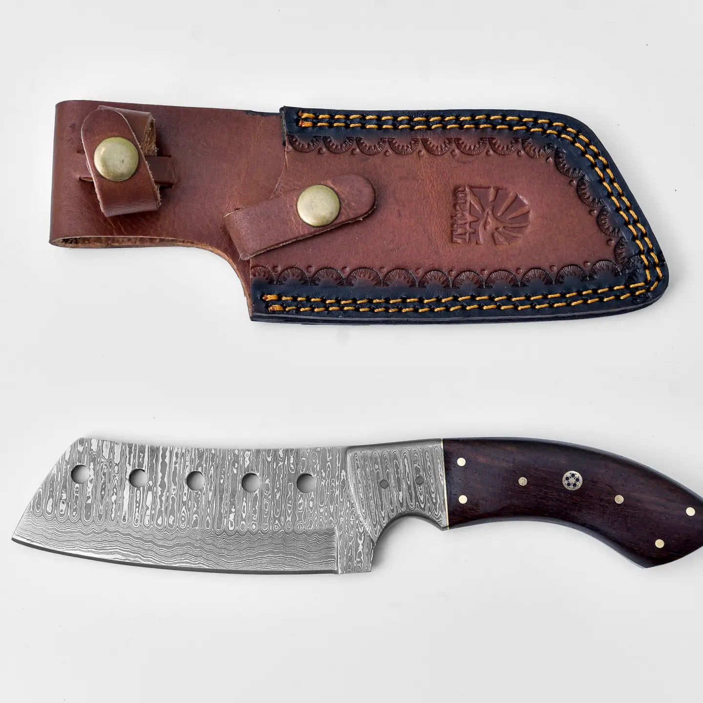 Titan Highland Cleaver, TK-220 Damascus Steel