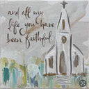 All My Life Church Framed Art 24x24