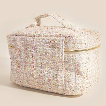 Confetti Tweed Makeup Case