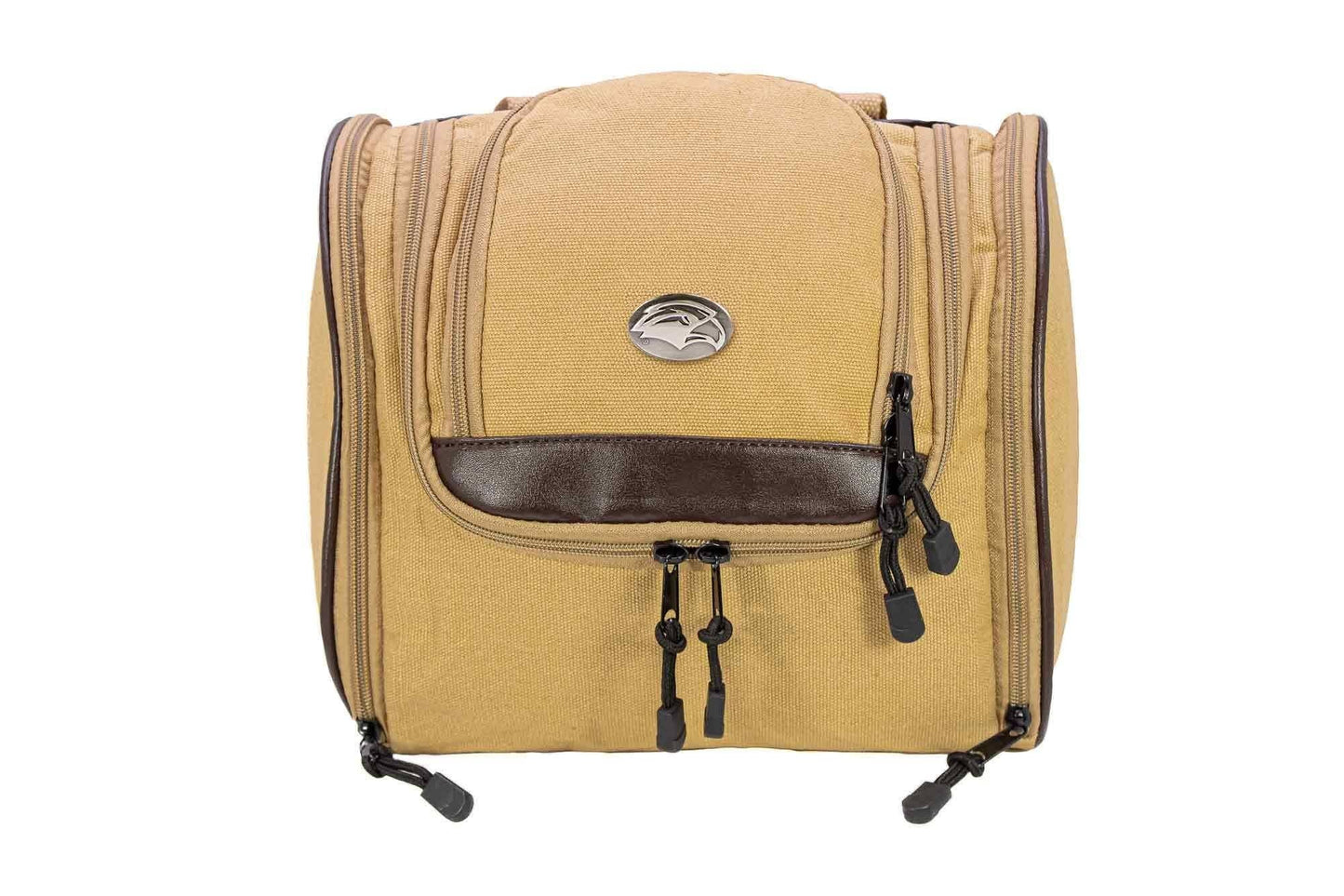 Southern Miss Eagles Men's Khaki Hanging Toiletry Bag.