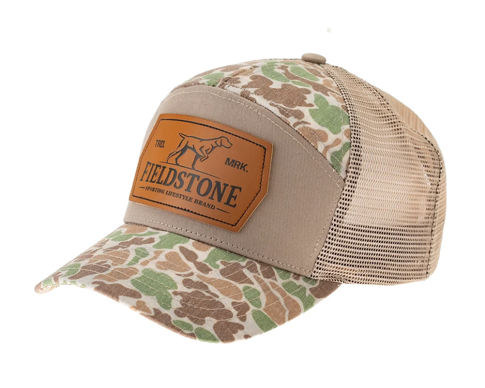 Roost Camo 7 Panel Logo Hat