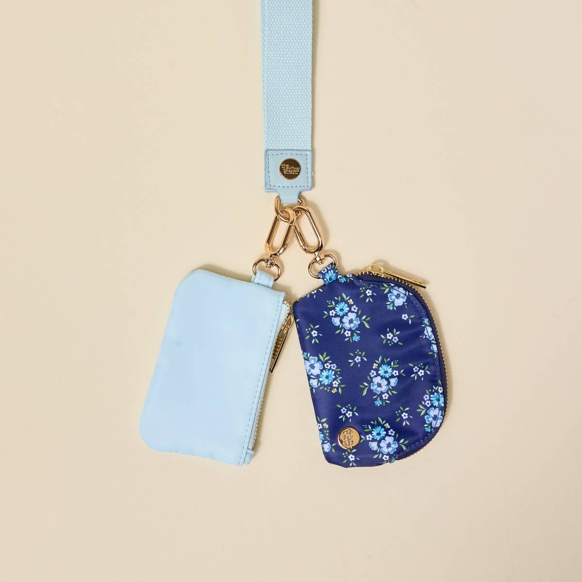 Dynamic Duo Pouch Wristlet–Endless Daydream Navy