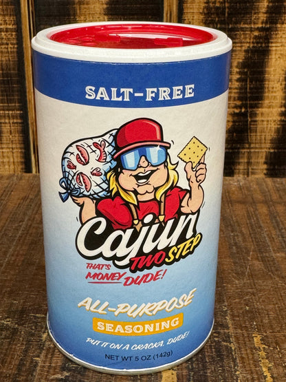Salt free Cajun Two Step Original Seasoning 5oz