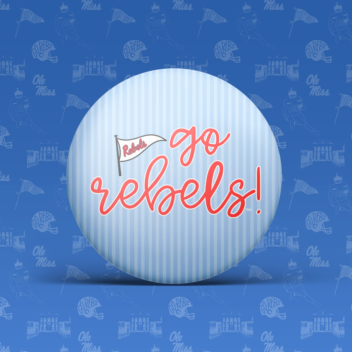 Ole Miss Game Day Buttons | Gameday Pins | College Football