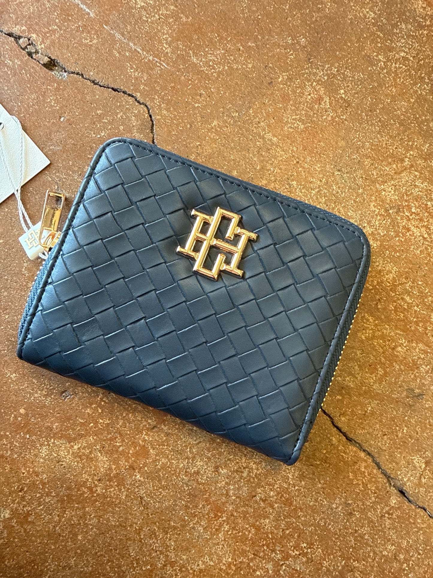 Blakely Wallet Woven Navy