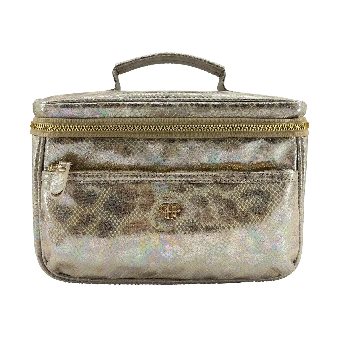 Classic Train Case - Glimmer Leopard