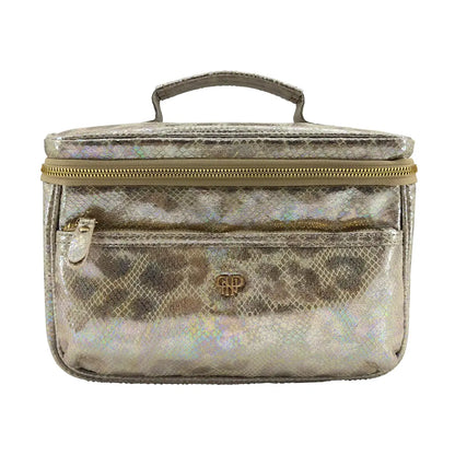 Classic Train Case - Glimmer Leopard