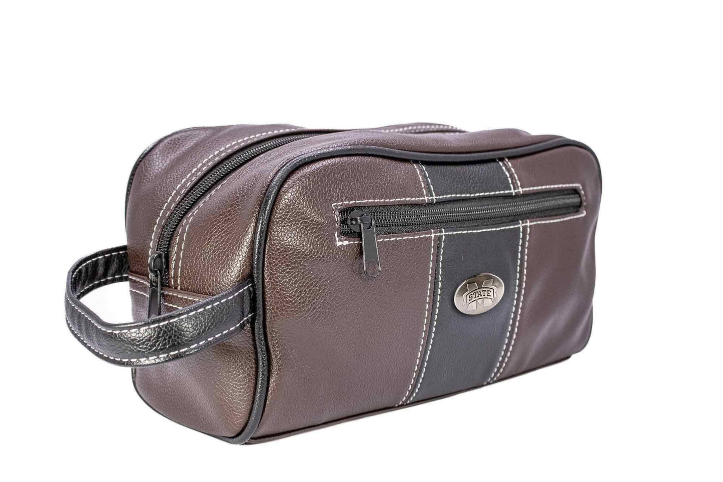 Mississippi State Bulldogs Men's Toiletry Dopp Bag Brown