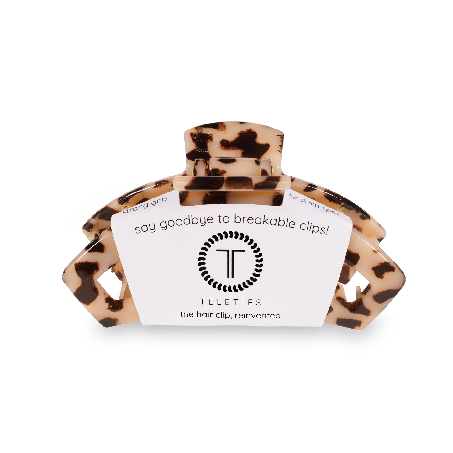 Open Hair Clip | Medium | Blonde Tortoise