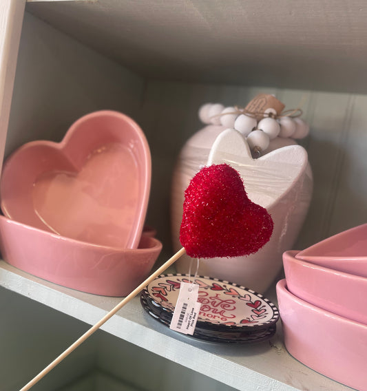 Heart Of Love Pick Red