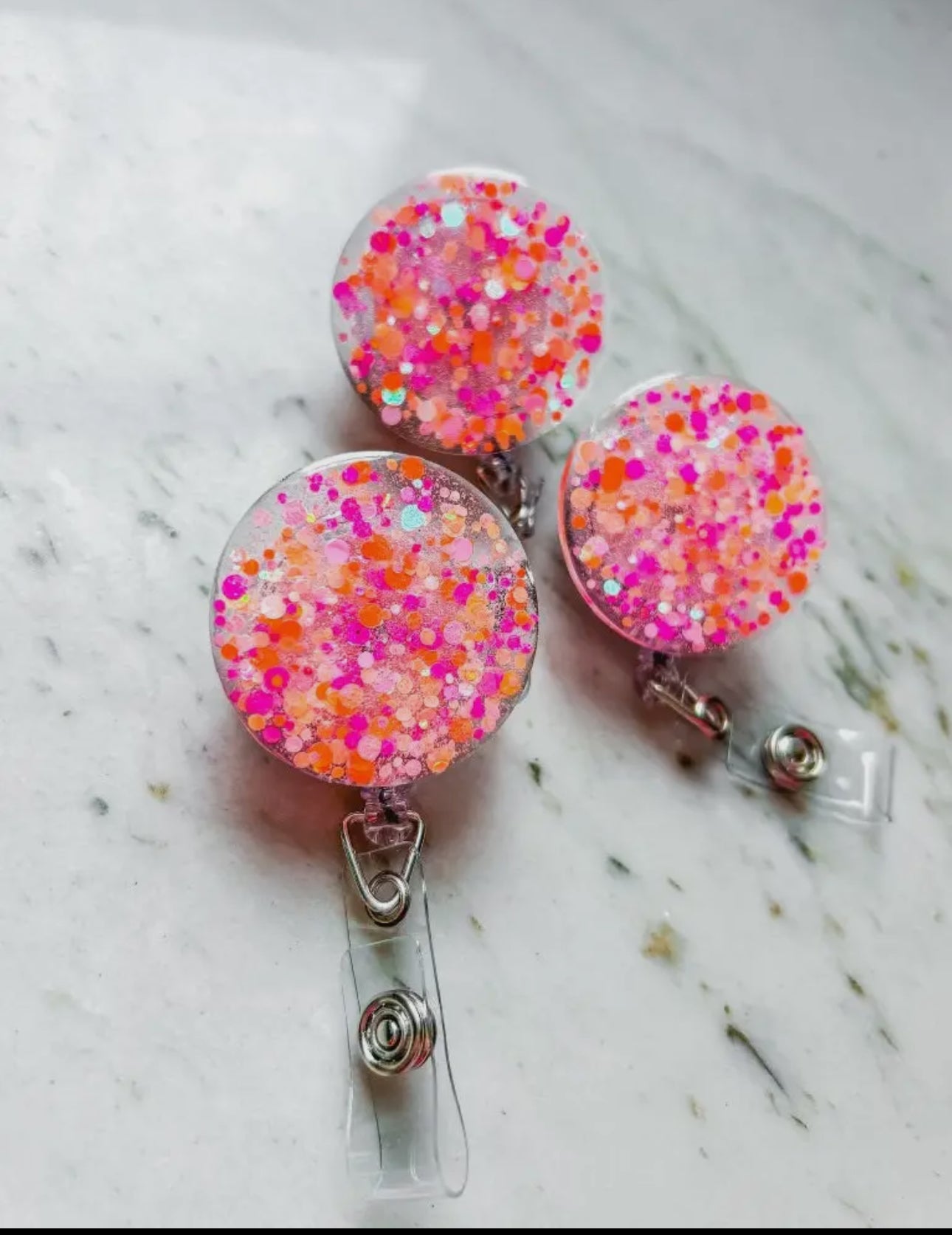 Glitter Badge Reel