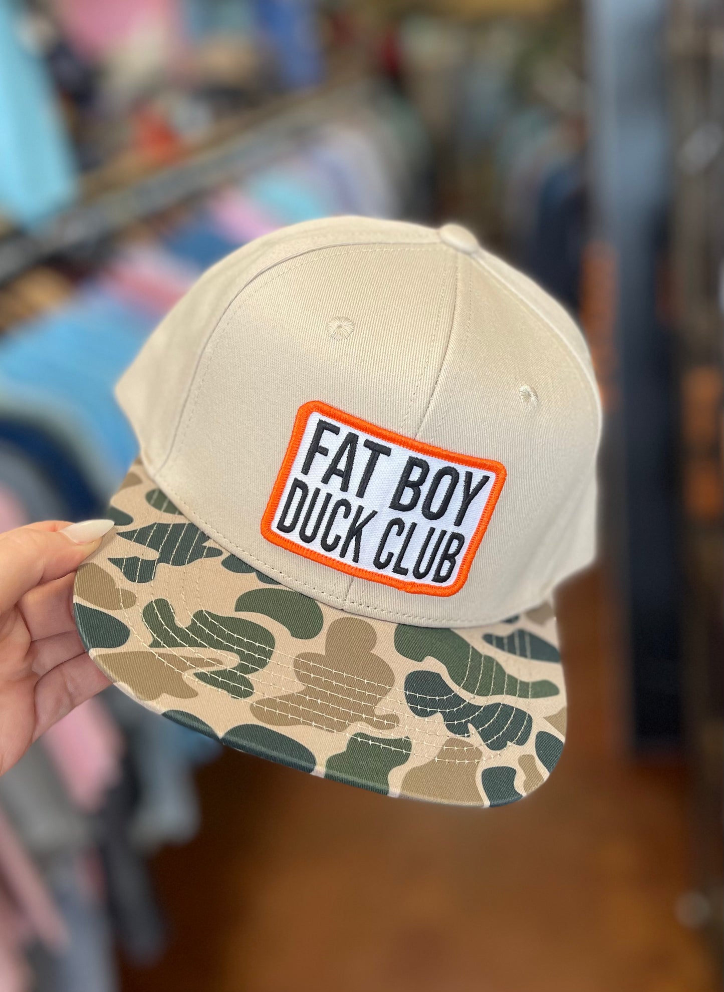 Fat Boy Duck Club Patch Hat