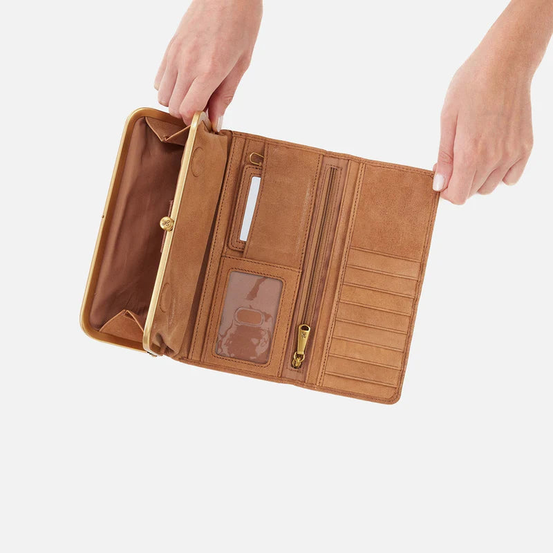 Rachel Continental Wallet-Whiskey