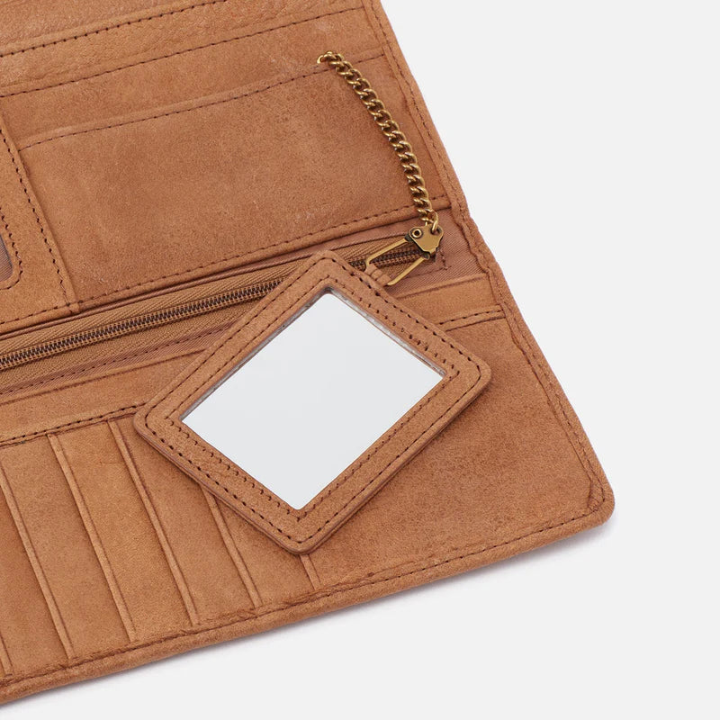 Rachel Continental Wallet-Whiskey