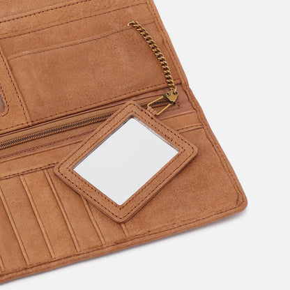 Rachel Continental Wallet-Whiskey