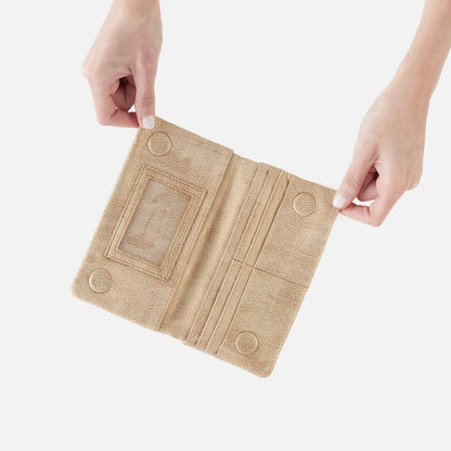 Lumen Continental Wallet-Gold Leaf