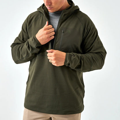 Blaze Tech Quarter Zip-Mallard Green