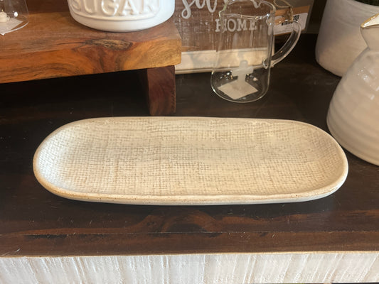 PDCY01 10" White Serving Tray