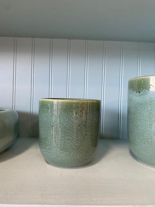 Stoneware Planter 4.5" Sage