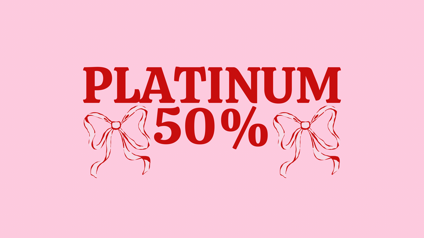 50% off entire purchase up to $1000