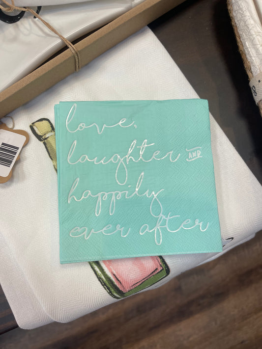 Love and Laugh Napkin
