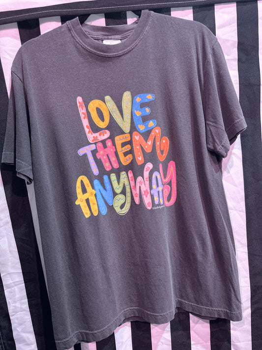 Let Them Anyway Grey Tshirt