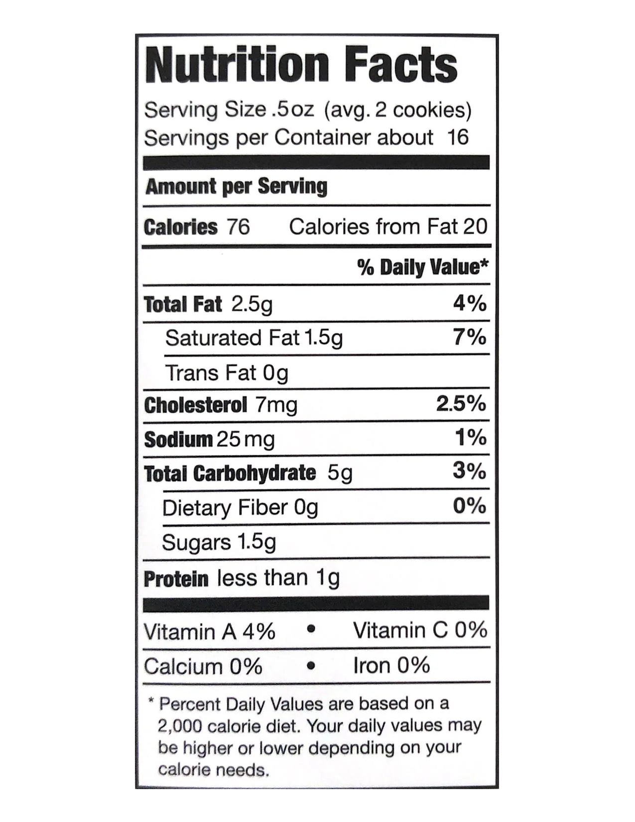 All Natural Shortbread 8oz Box