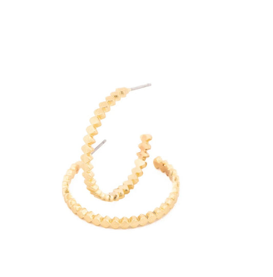 Isabelle Earrings Medium Gold
