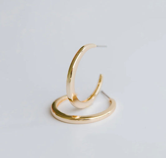 Large Lyle Gold Earrings