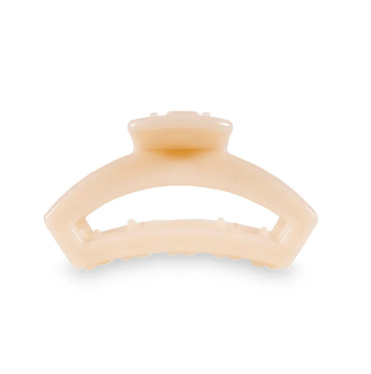 Open Hair Clip | Tiny | Almond Beige