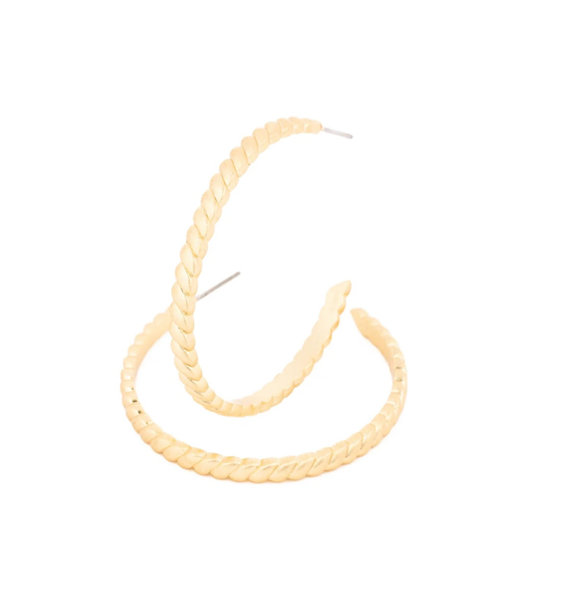 Addison Earrings Large Gold