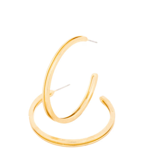 Raelynn Earrings Large Gold