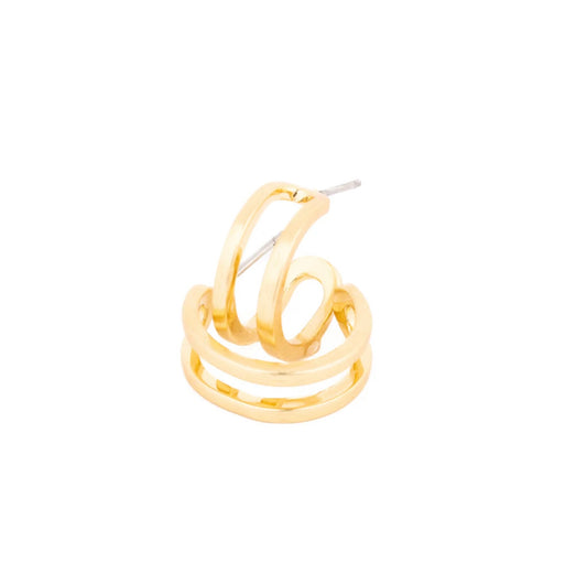 Small Raelynn Gold Earrings