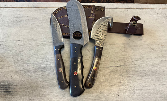 Damascus Steel Hunting/Outdoor Set TK-071 (Limited)