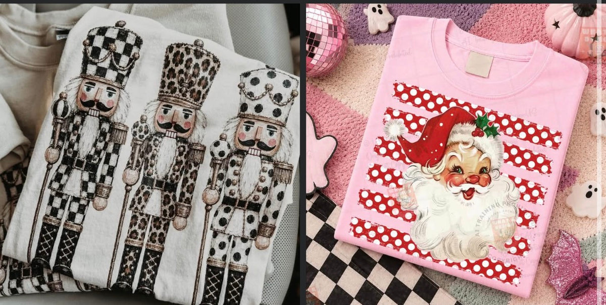 Nutcracker/santa CC long sleeve