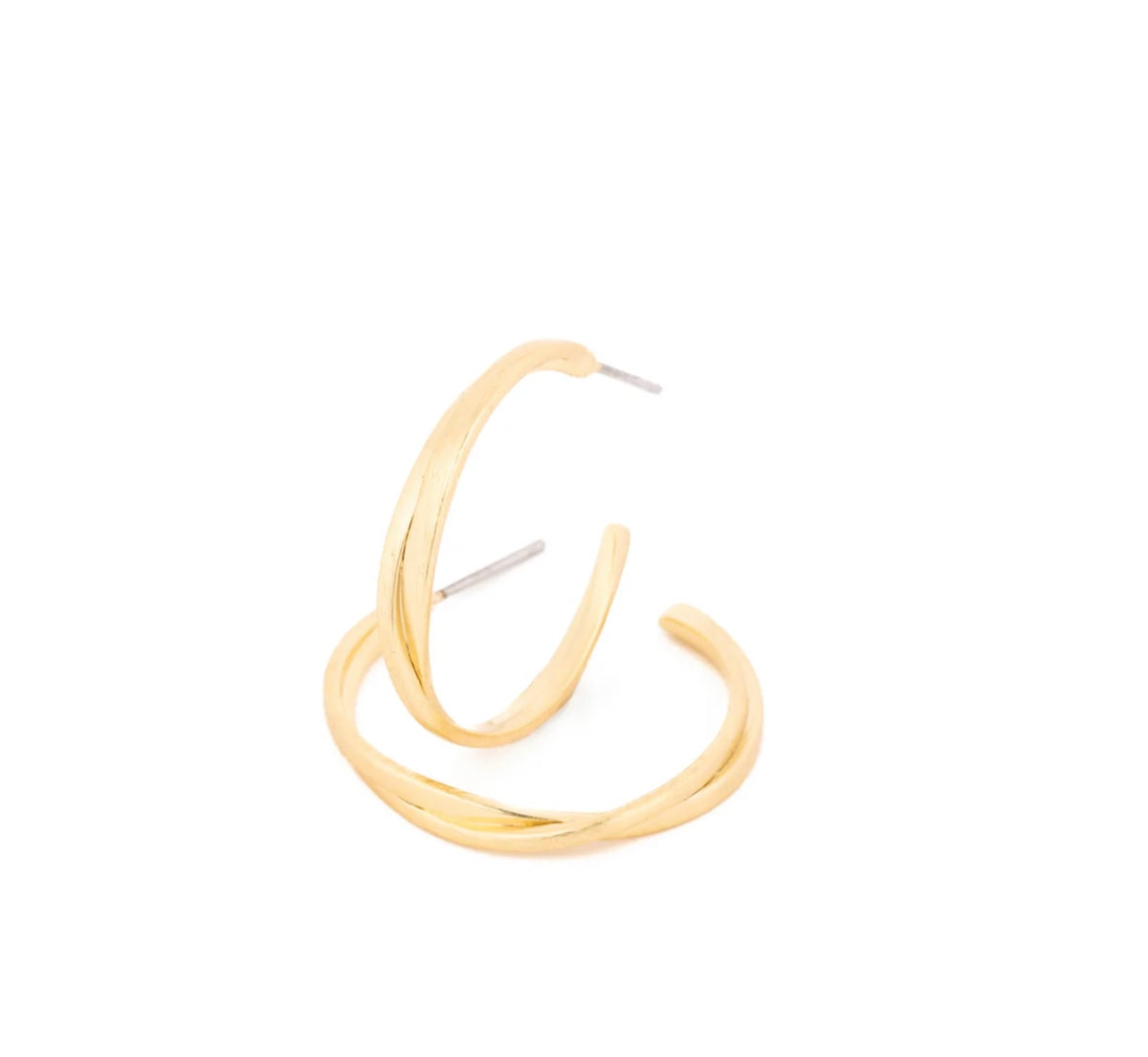 Kat Earrings Medium Gold