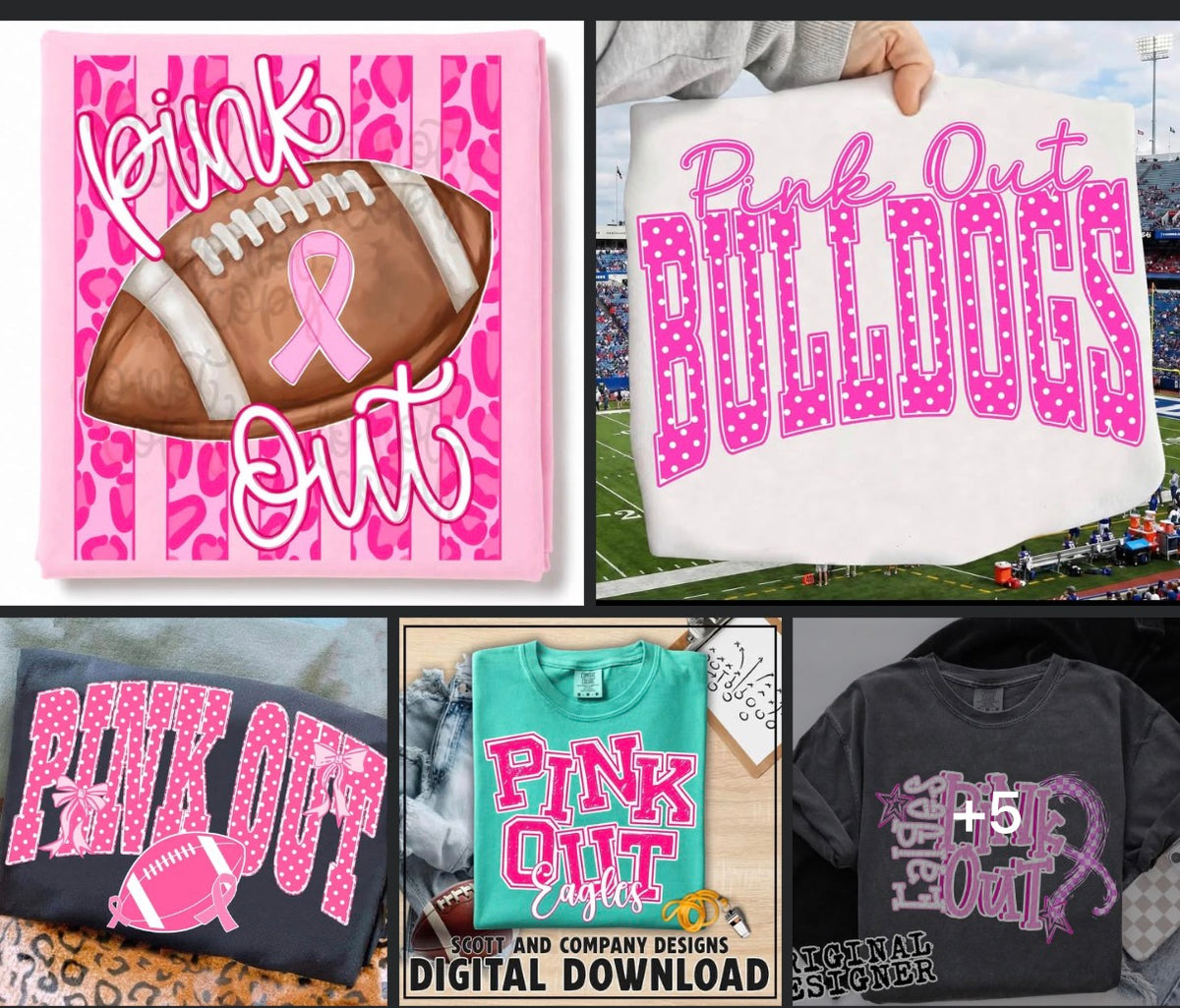 Pink out Gildan