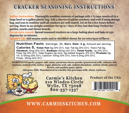 Garlic Parmesan Cracker Seasoning Mix
