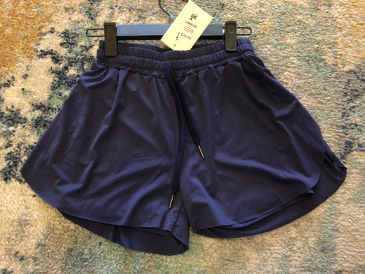Youth Navy Blue Butterfly Shorts