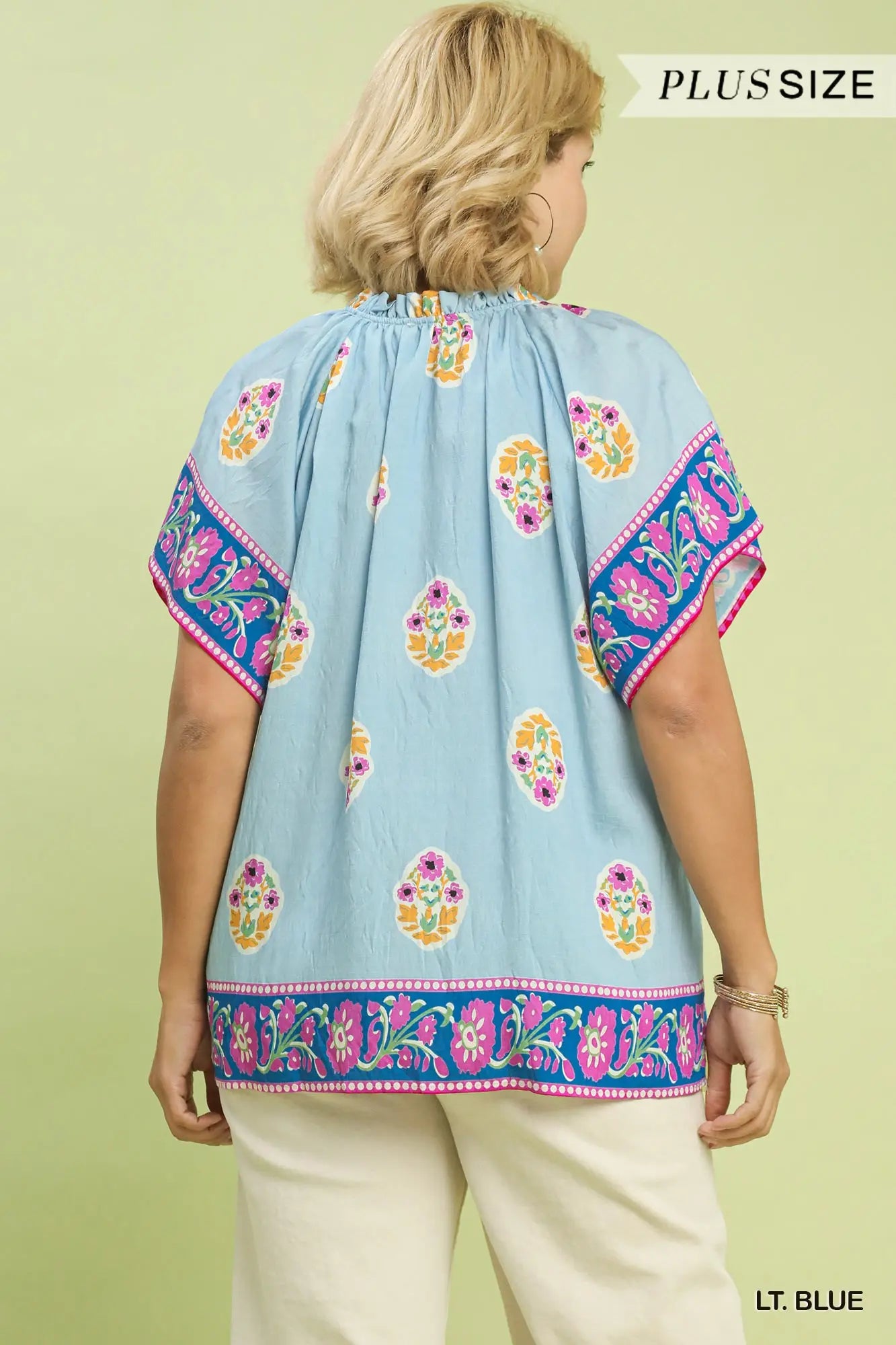 Boho Bloom Border Top