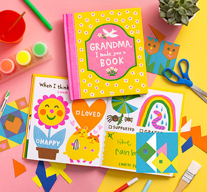 GRANDMA, I MADE YOU A BOOK
A Fill-In Book Kids Get to Create