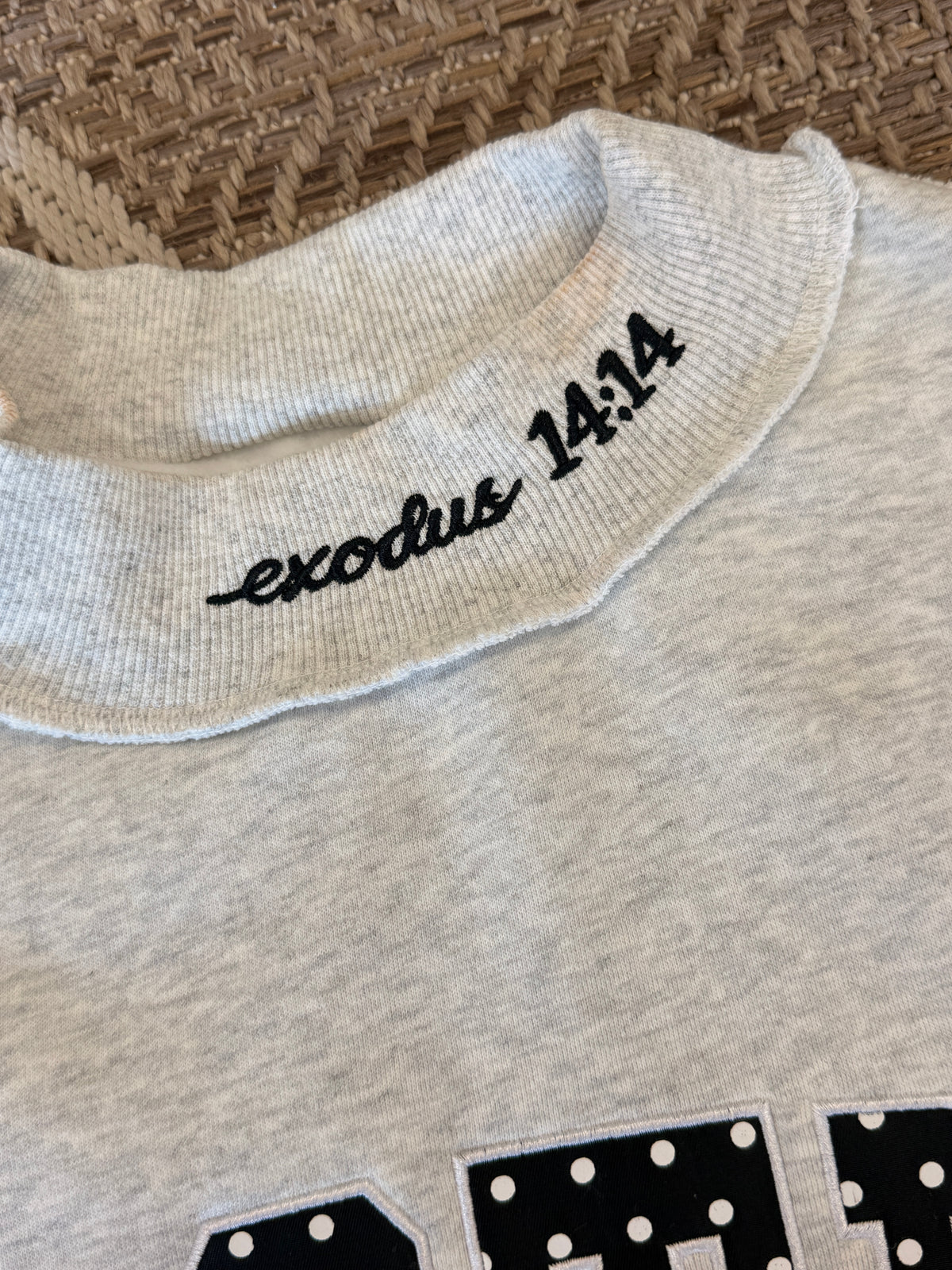 Be Still Polka Dot Mockneck