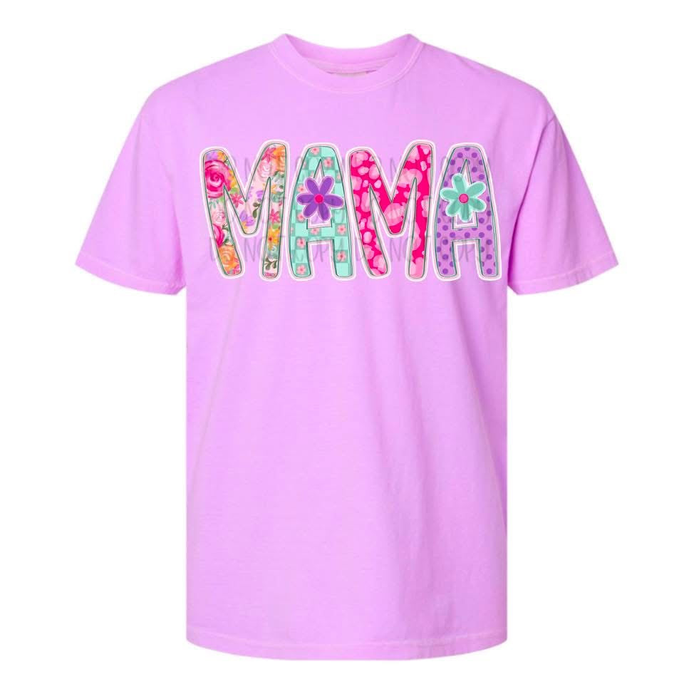 Wild flower font comfort color youth xxs- Adult Xl