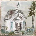 Church 387 Framed Art 18x18
