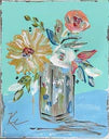 Sunny Day Floral Framed Art 24x24