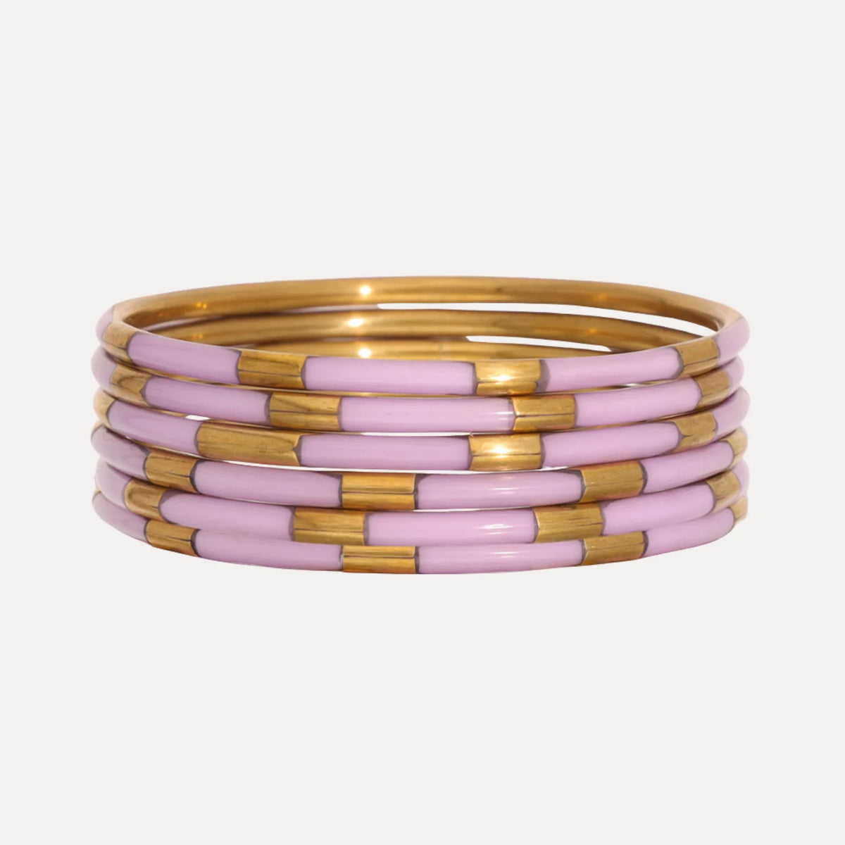 Lilac Veda Bangles- Set of 6