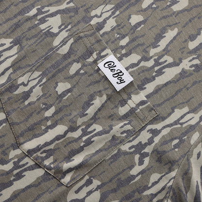 Performance Hooded Tee-Bottomland Camo