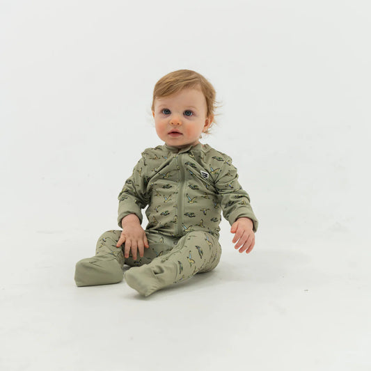 Baby Zip Up-Flying Ducks