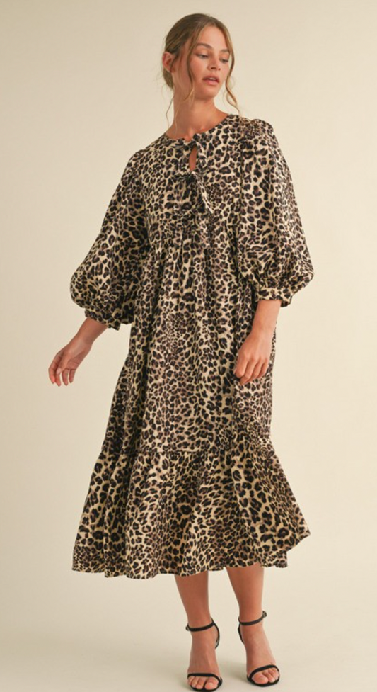 Leopard Midi Dress